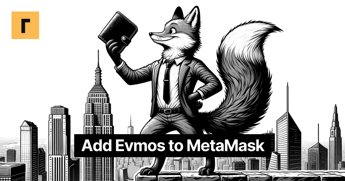 Add Evmos to MetaMask